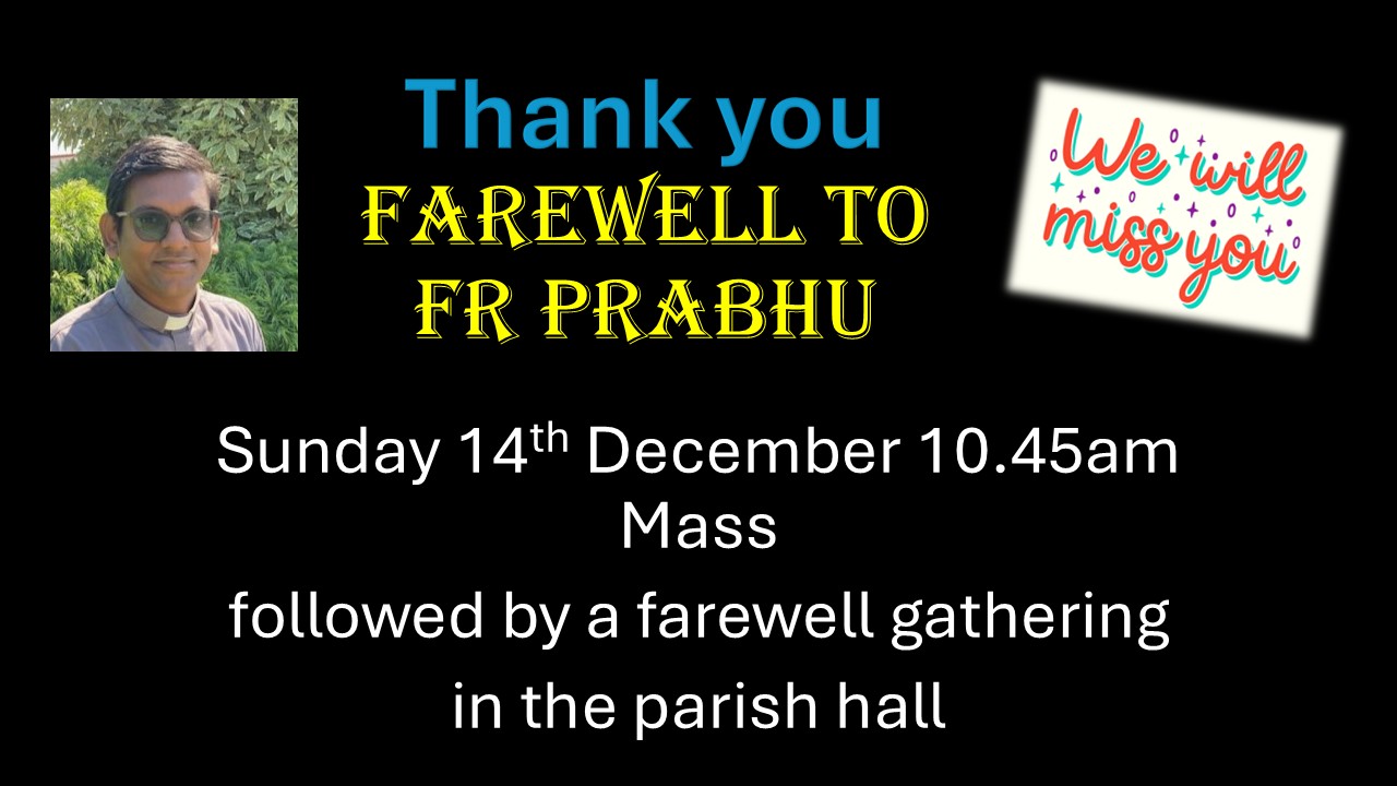 Fr Prabhu Farewell