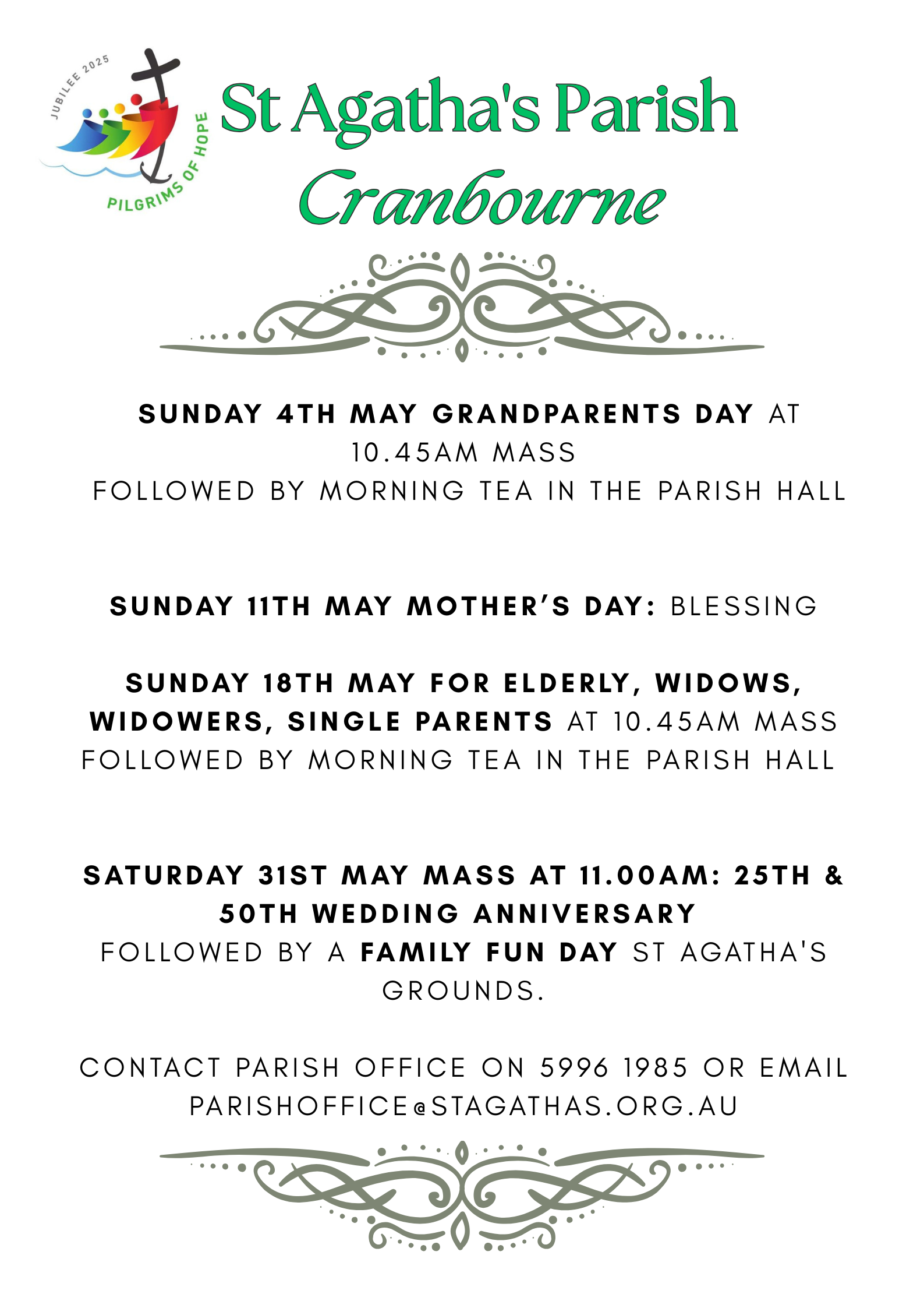 Jubilee of families children grandparents 2025