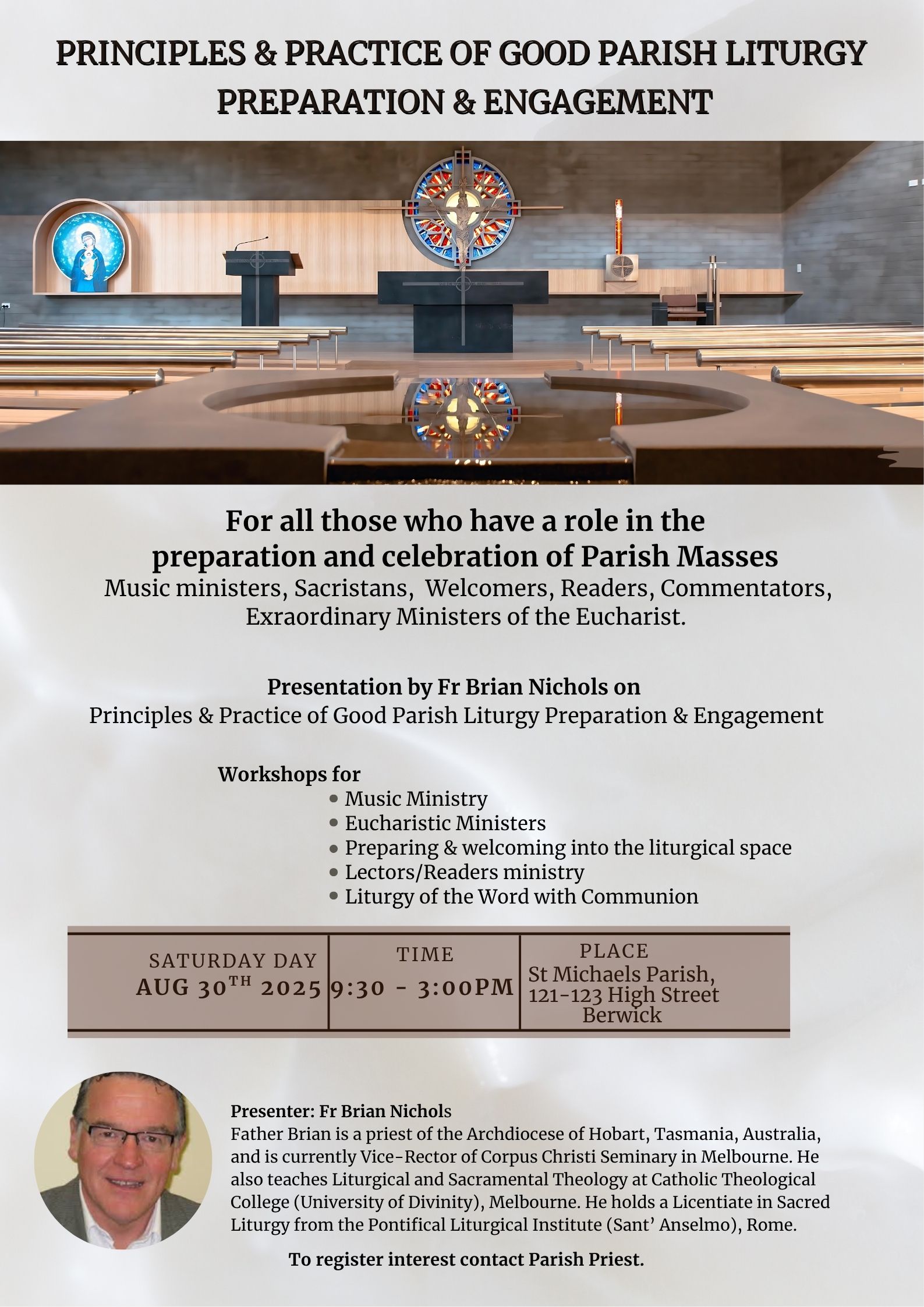 Principles Practice of Good Parish Liturgy Preparation Engagementjpg